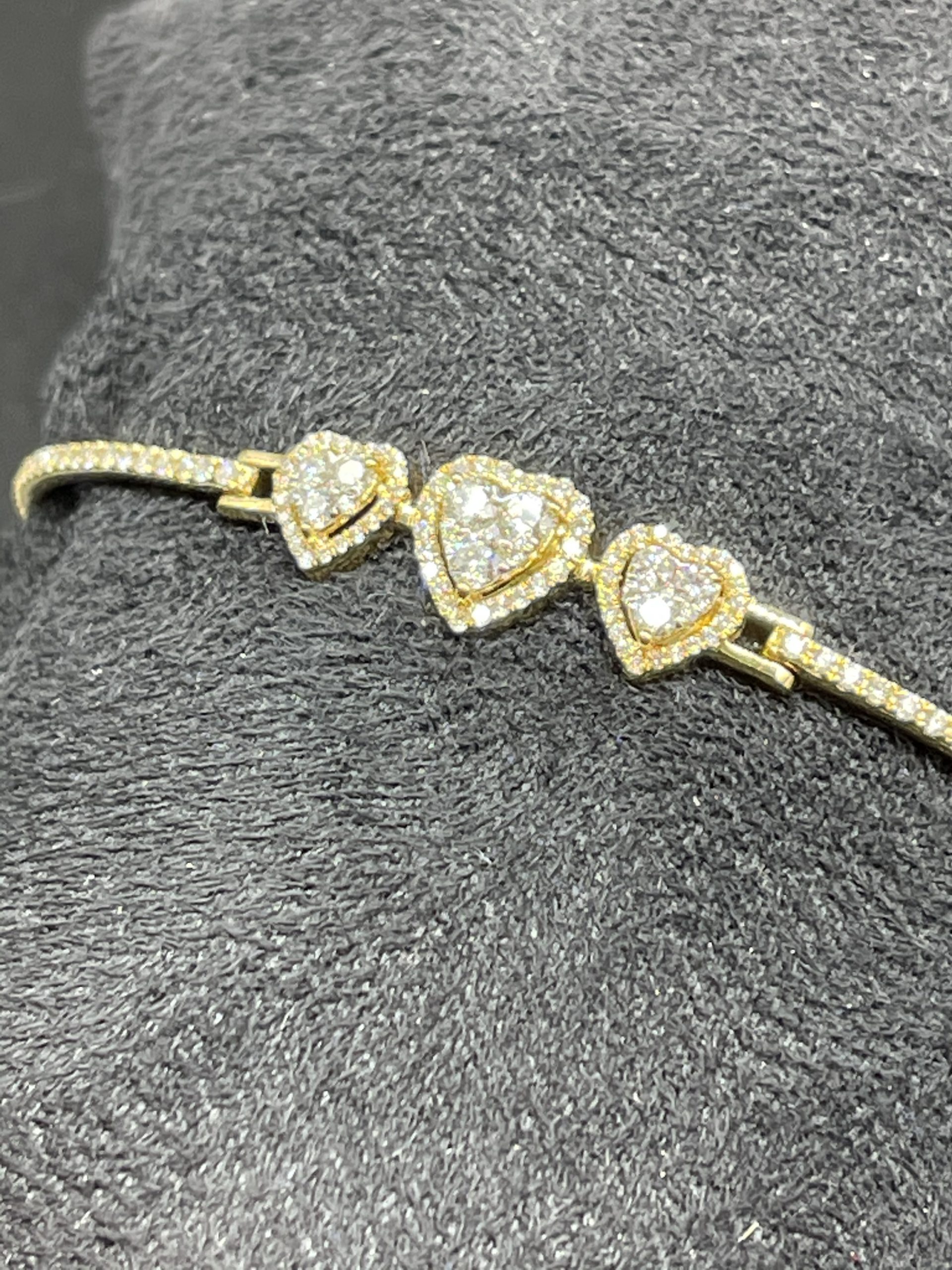 Heart Diamond Bracelet – VJ Diamond Sanford Orlando