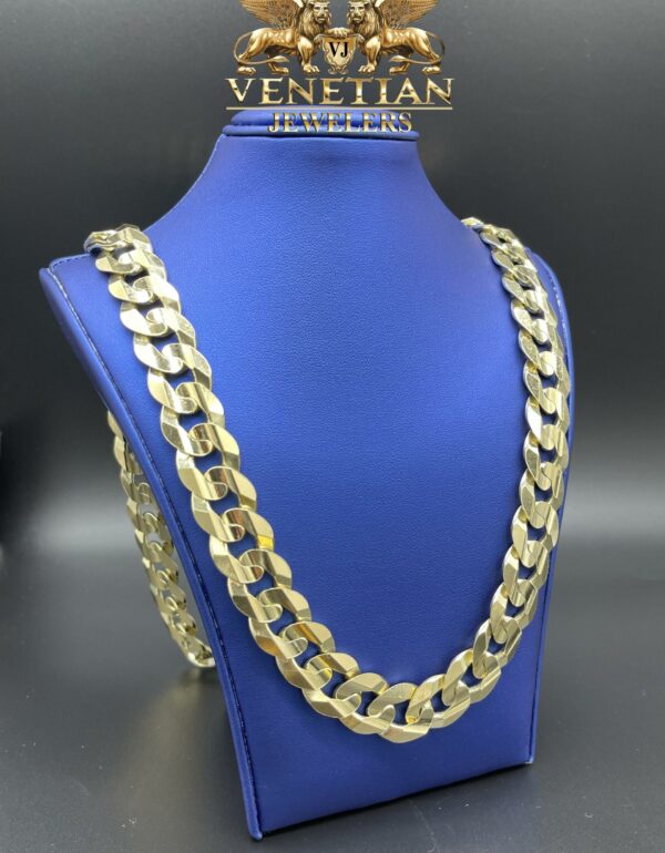 Miami Cuban Link Chain Blue, Miami Cuban Link Chain 16mm