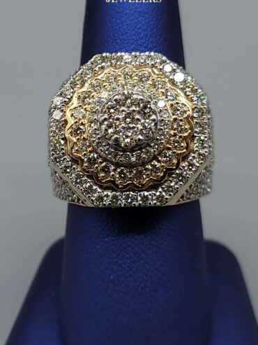 10KT Mens Diamond Ring