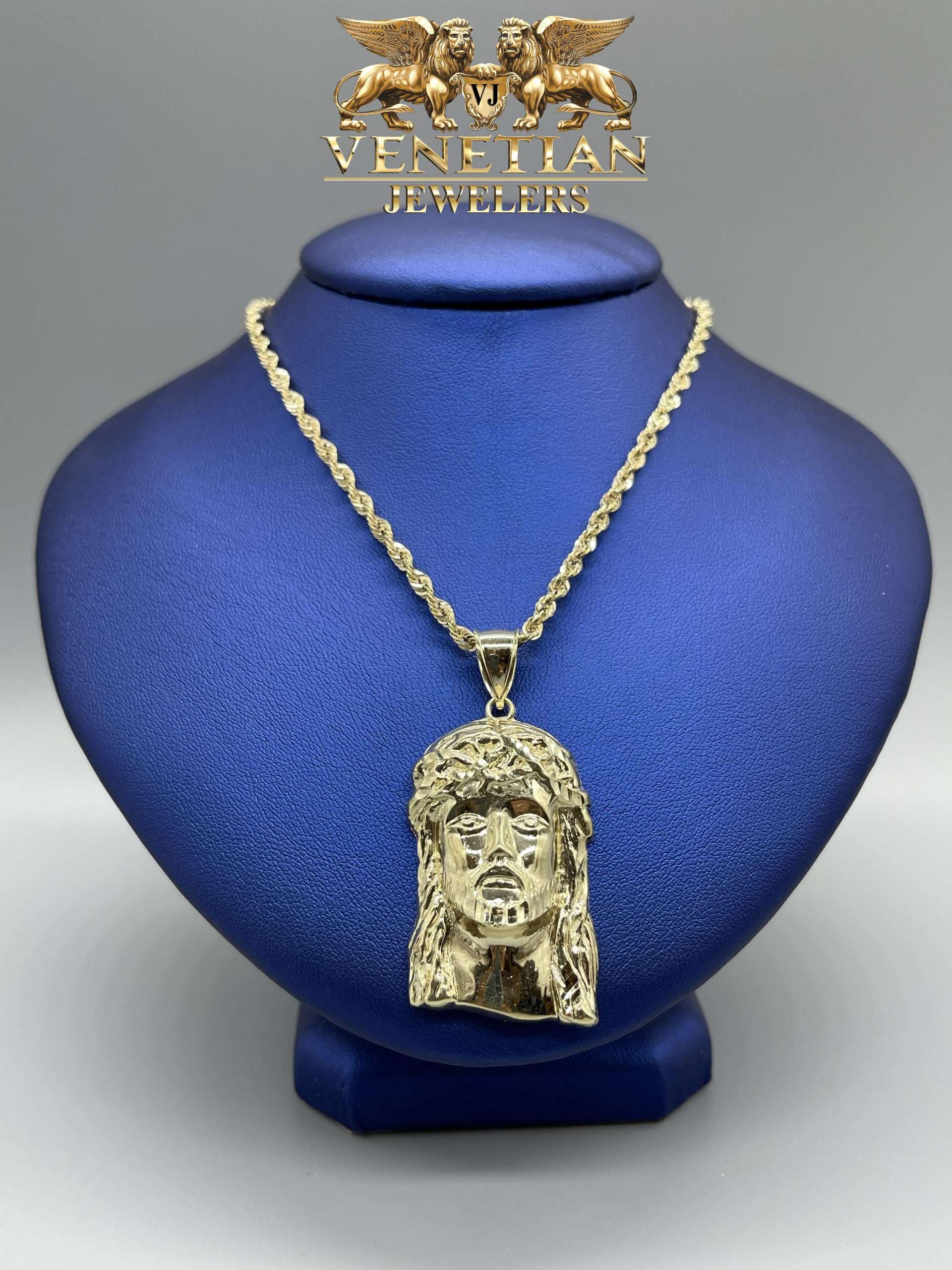 Gold Jesus Piece Necklace - Micro Edition – Tossari