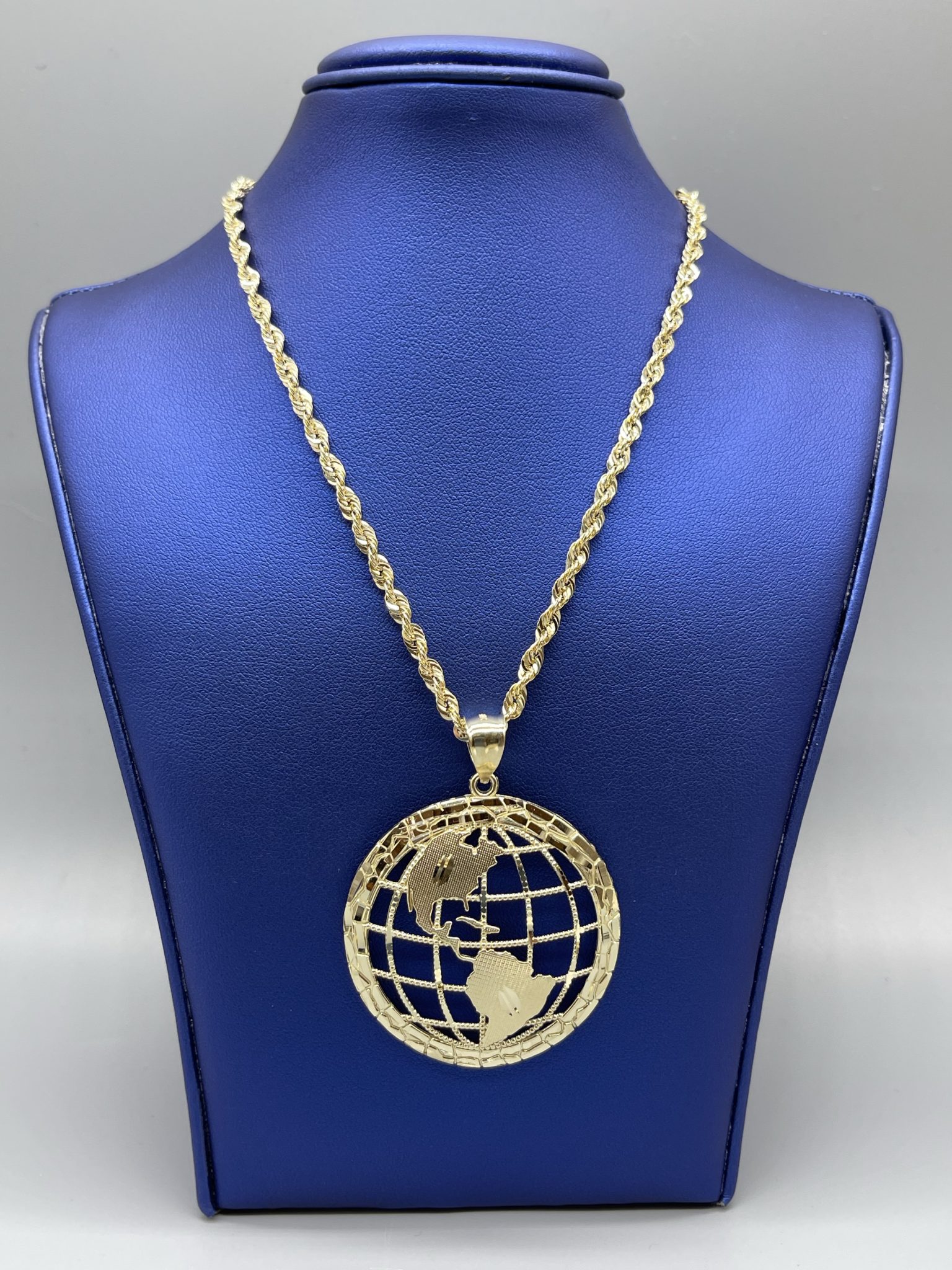 10KT Globe Pendant Combo Set VJ Diamond Sanford Orlando