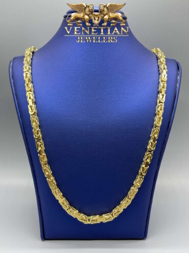 10KT kings Link Chain