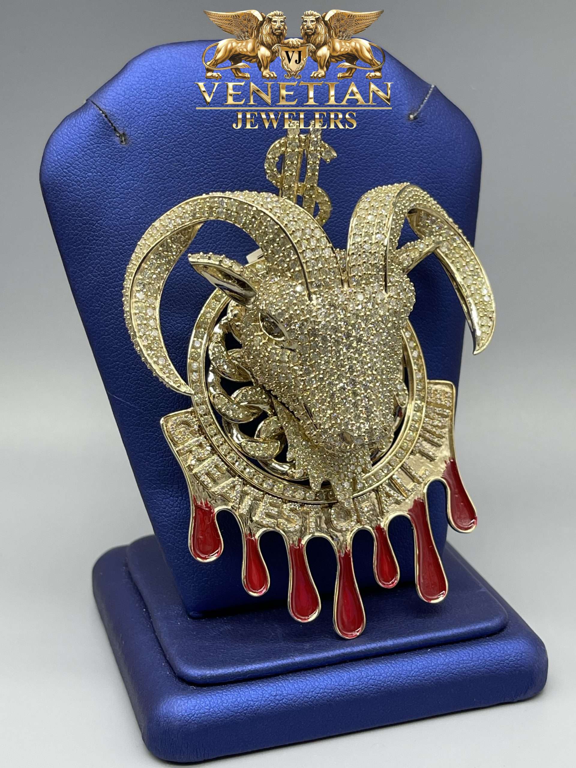 Goat diamond pendant Clearance