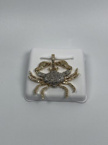 10KT Gold 1.00CT Dia Zodiac Cancer Pendant