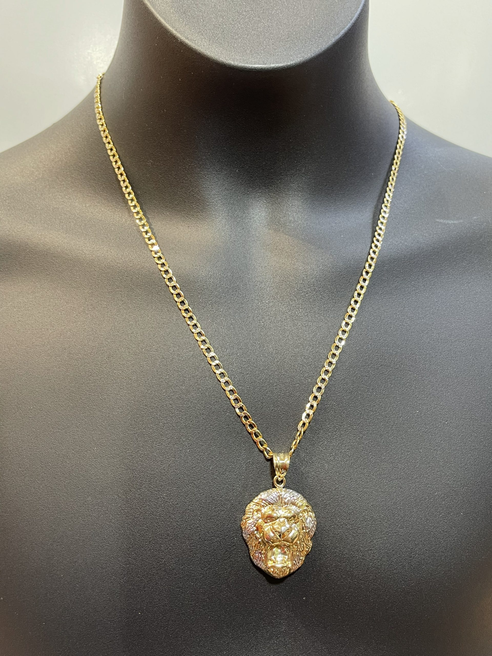 10KT Gold CurbLink Necklace ComboSet – VJ Diamond Sanford Orlando