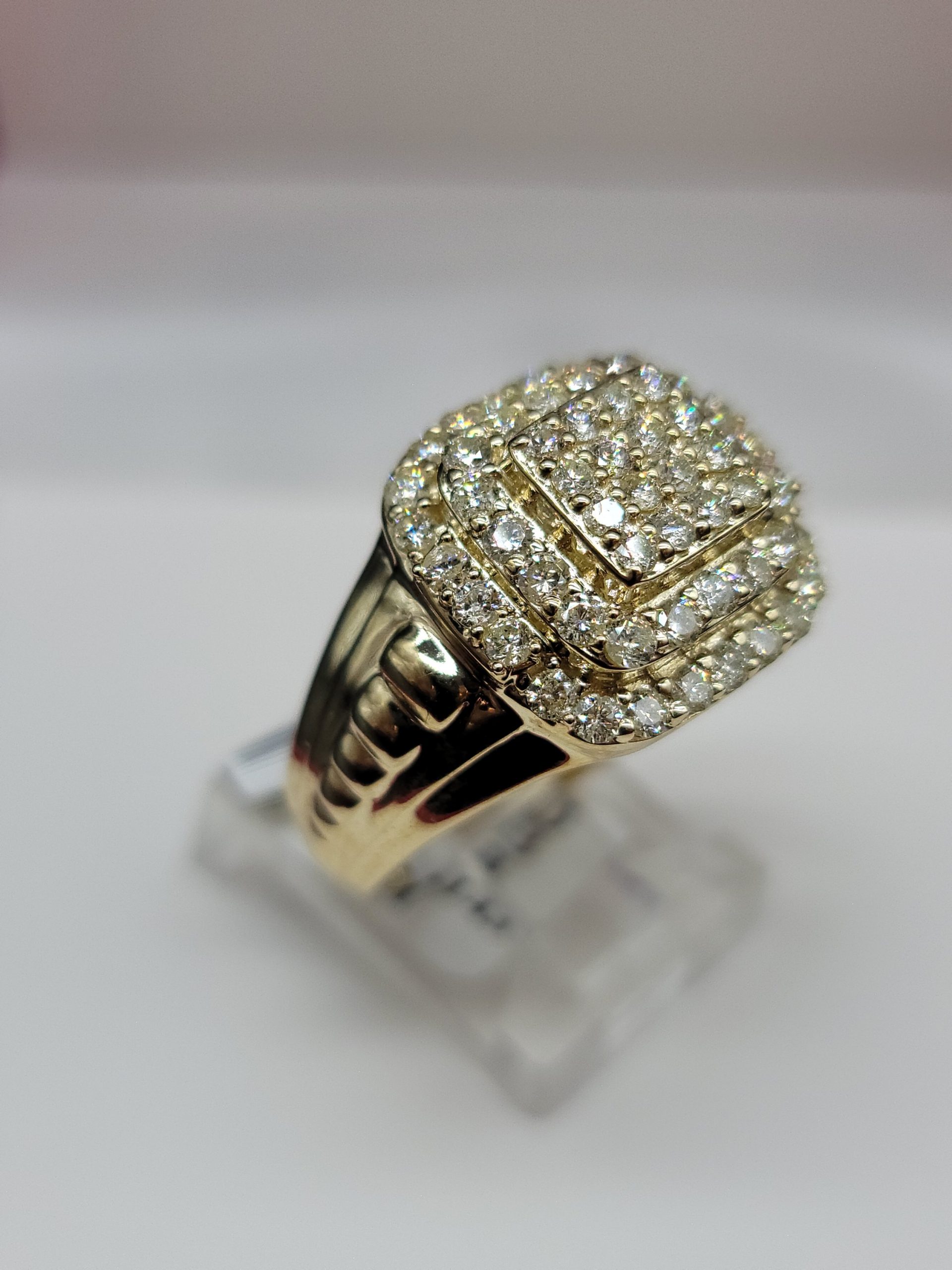 10KT Gold 1.35CT DiamondMens Ring – VJ Diamond Sanford Orlando