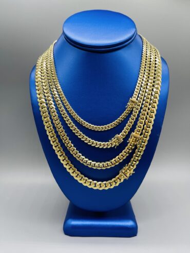10KT Solid Gold 24” MiamiCuban Necklace - 24” 5.5MM