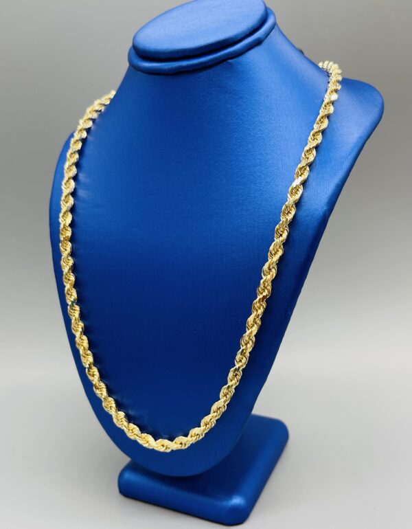 Estate 0.50ct Diamond Gold Rope Necklace | New York Estate Jewelry