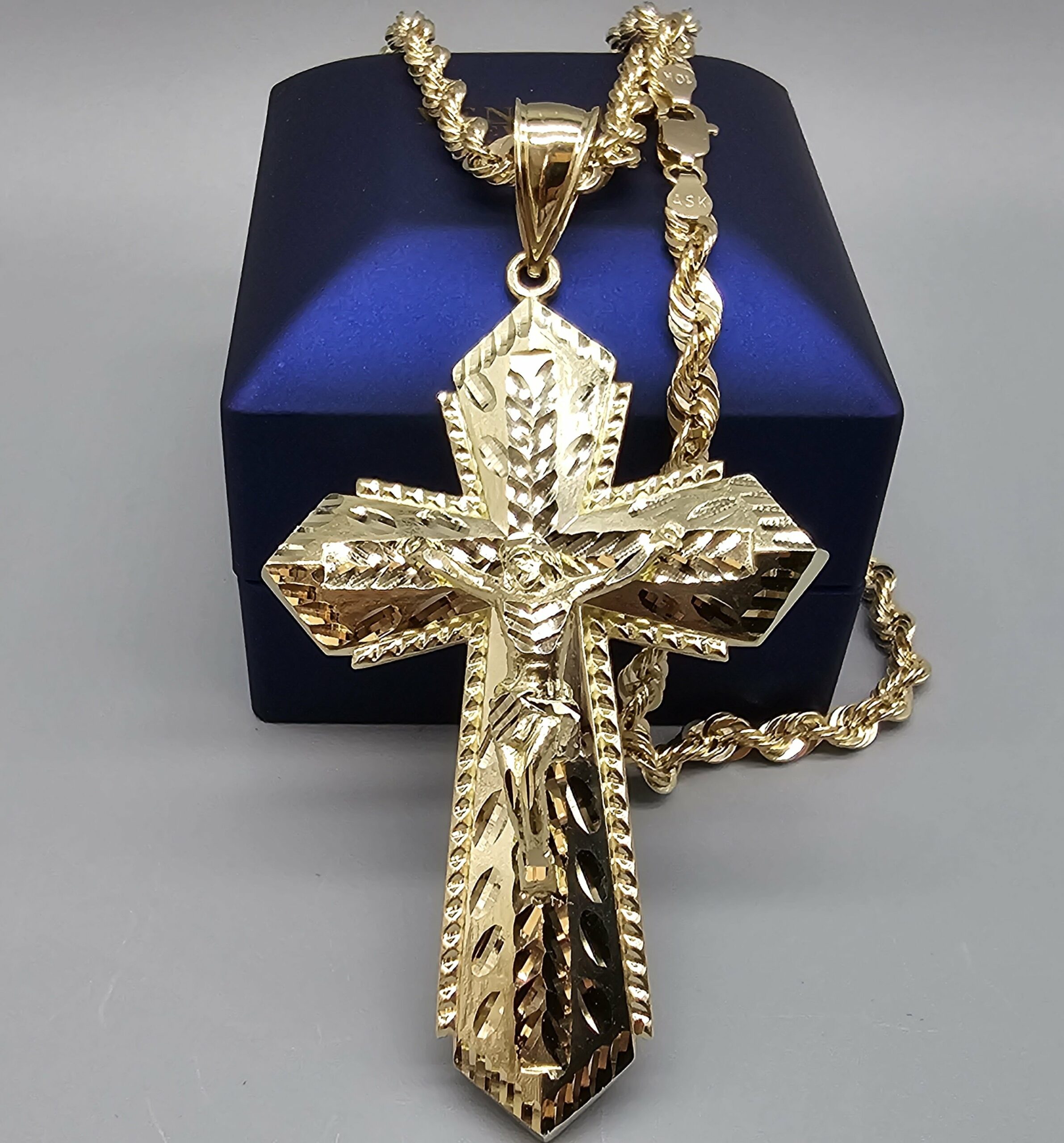 10KT Gold Cross Pendant Comboset – VJ Diamond Sanford Orlando