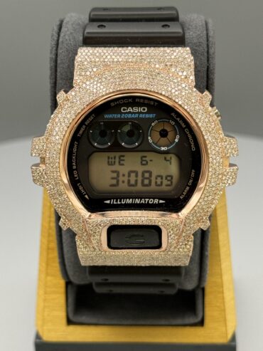 G-Shock Watch DW6900U 4.60CT Diamond