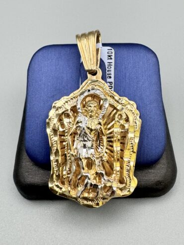10KT Gold Solid St.Larazo Pendant